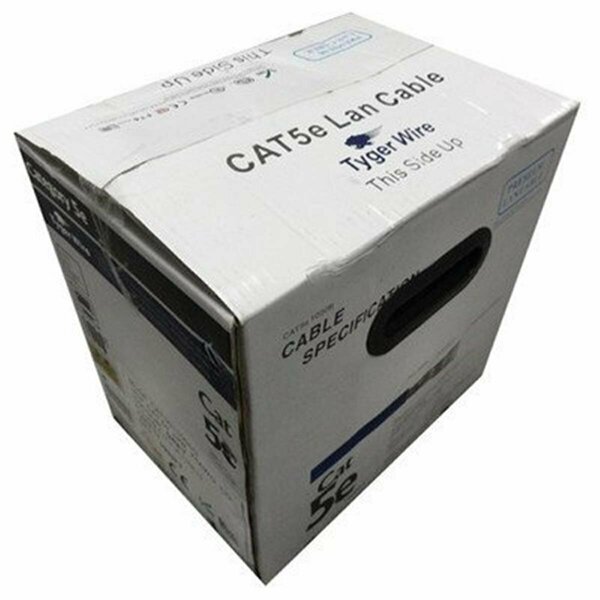 Cb Distributing TygerWire 1000 ft. UTP CAT5e Network Cable - Grey ST3542813